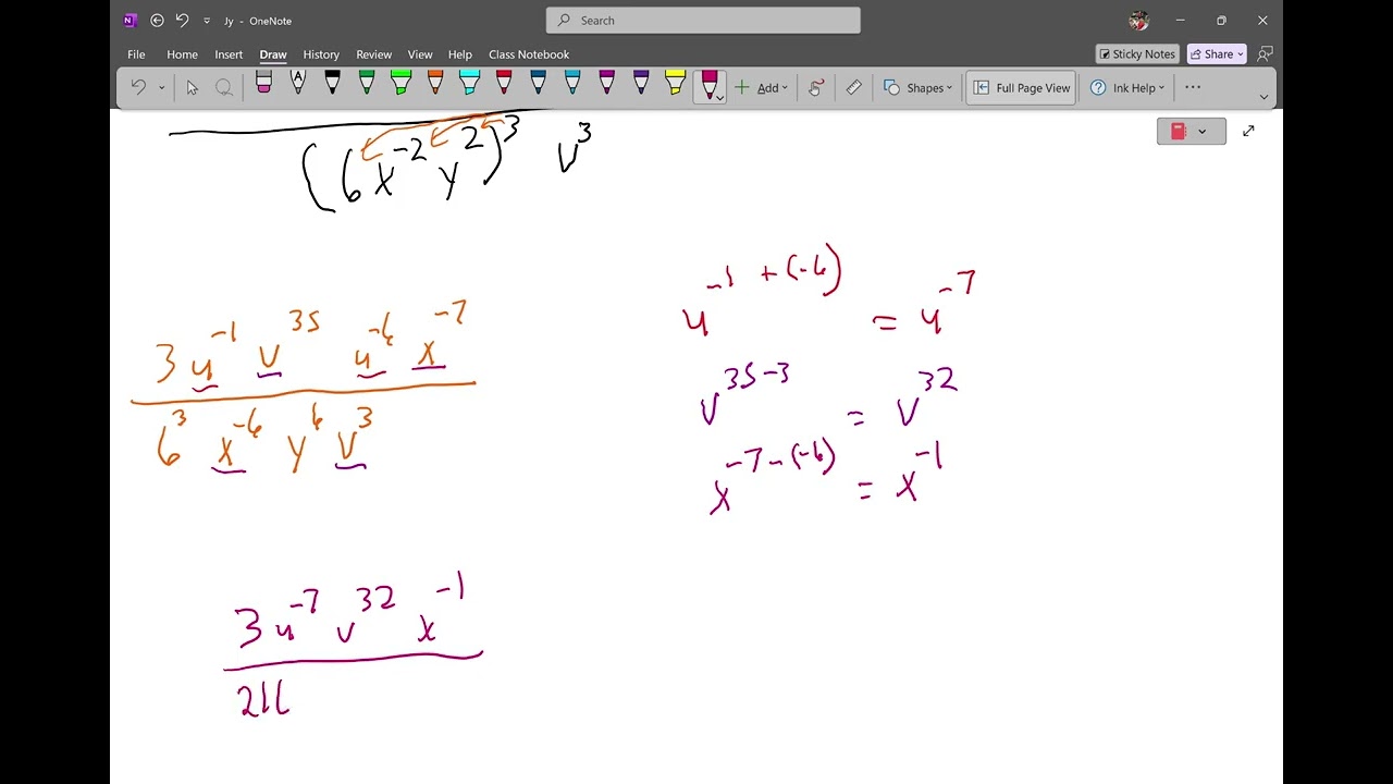 Harder Exponent Rules default