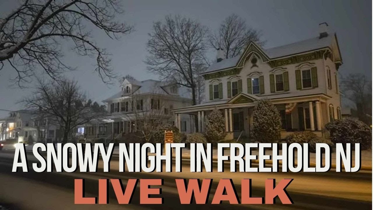 NJ Live Walk - Freehold NJ: The Most Magical Night Walk