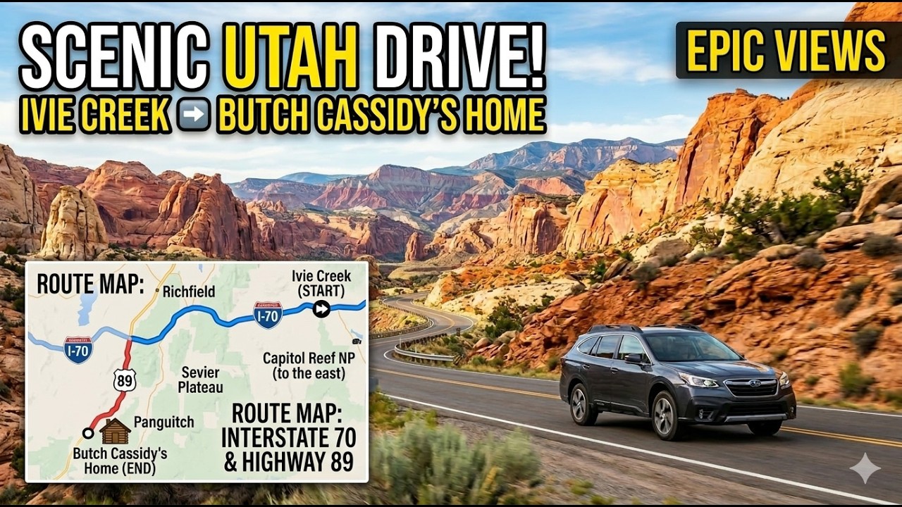 Ultimate 🚘Southern Utah Road Trip: Ivie Creek Rest Area to Panguitch