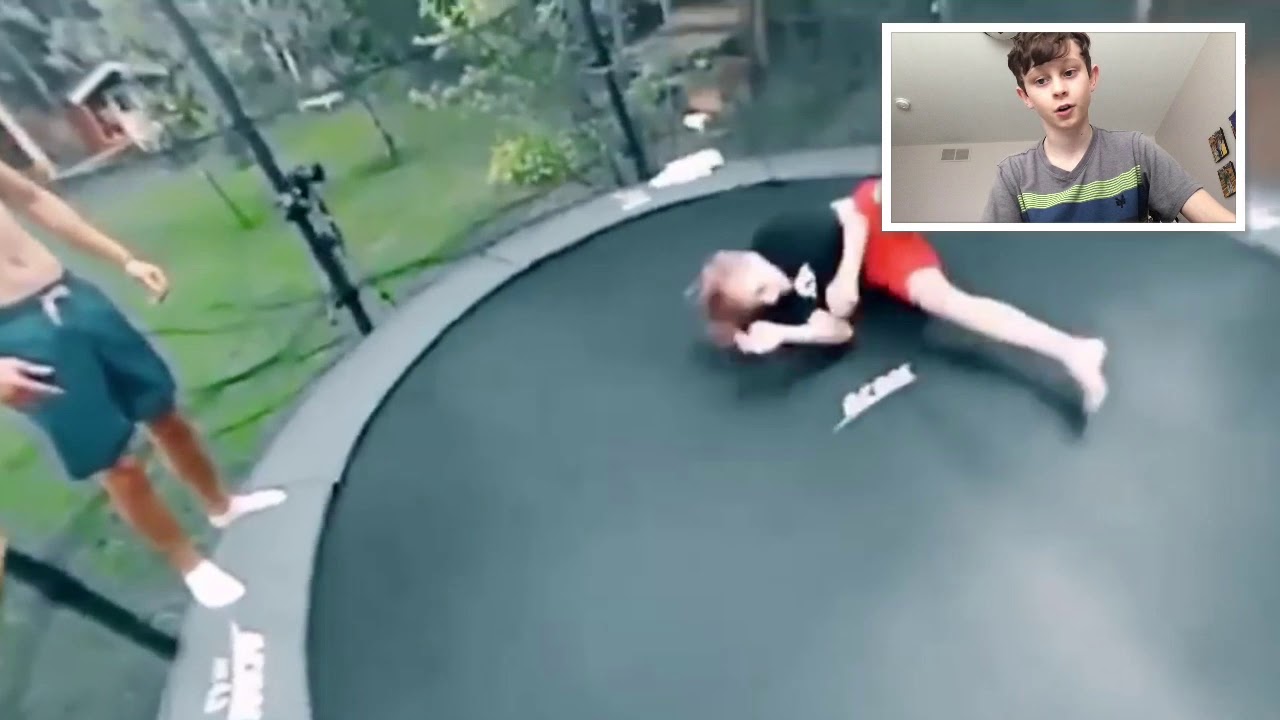 REACTING TO THE WORST TRAMPOLINE FAILS OF ALL TIME (BROKEN BONES...) read Description