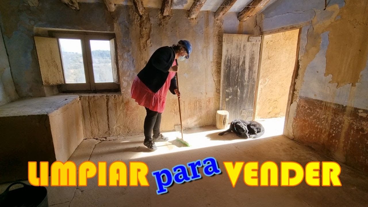 Preparando la finca para la venta: arreglando la primera planta de la casa de piedra