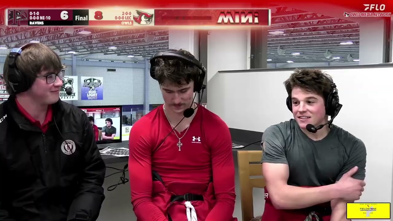 Keene State Men's Ice Hockey - Marcus Chrisafideis/Sean Hoffman Postgame Interview 11/1/2025
