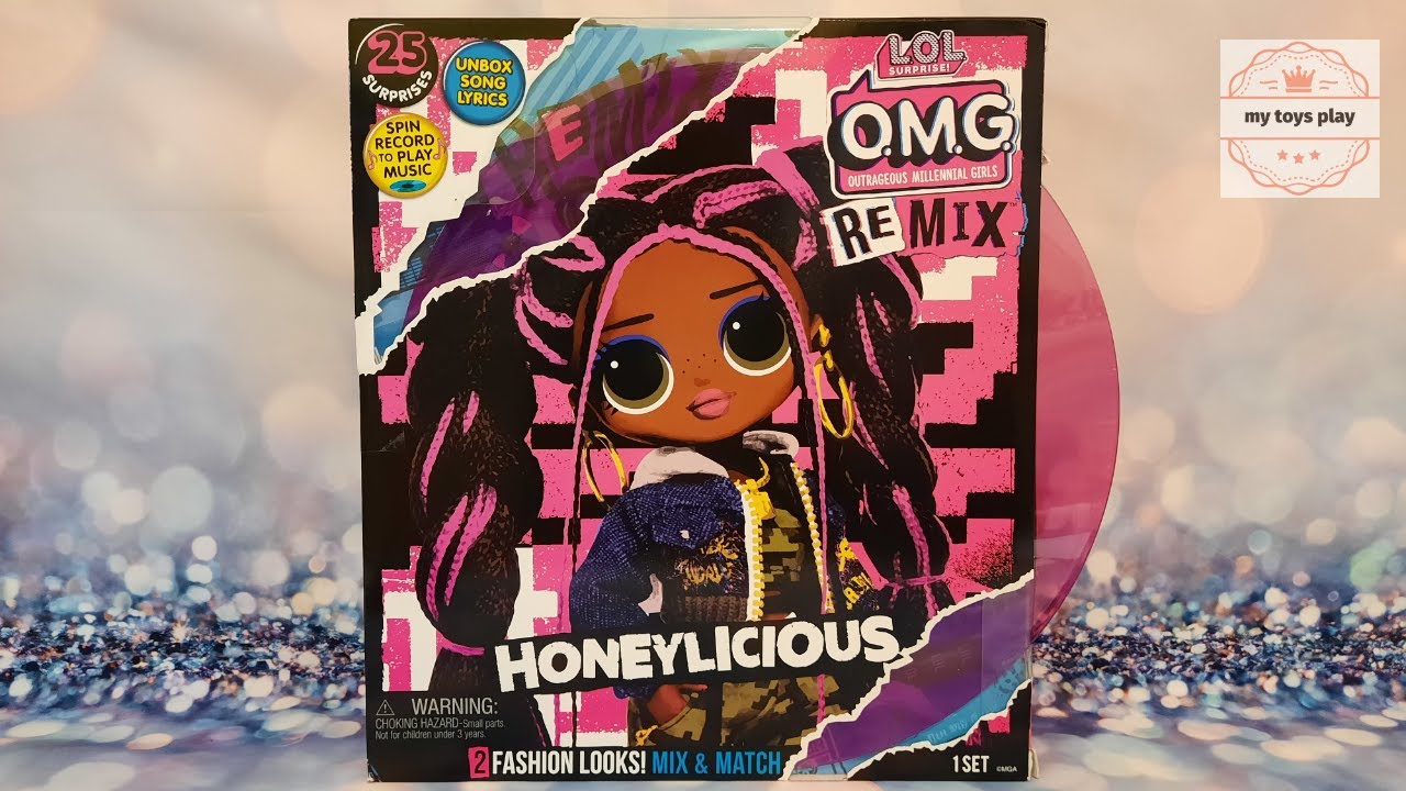 Распаковка Honeylicious LOL OMG Remix и Несколько Секретов Укладки Волос для Кукол LOL Surprise