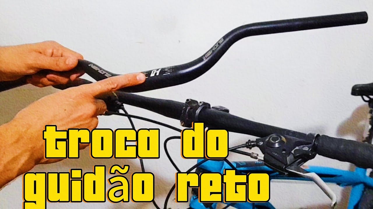 Como trocar guidão reto da bicicleta aro 29 pelo guidão curvo mtb #bike #bicycle #bicicleta