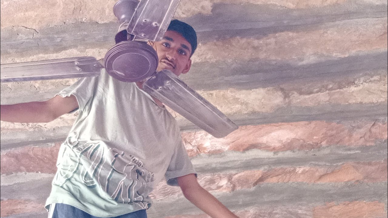 Fan ko thik kiya 🥳 aaj 