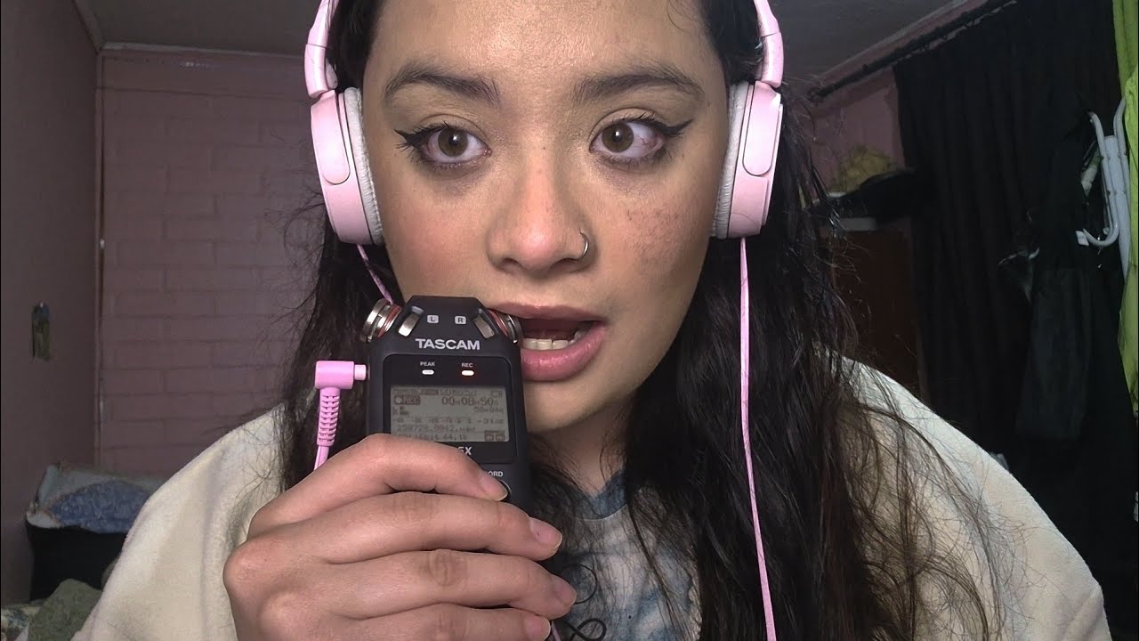 ASMR| Tascam Mic Biting