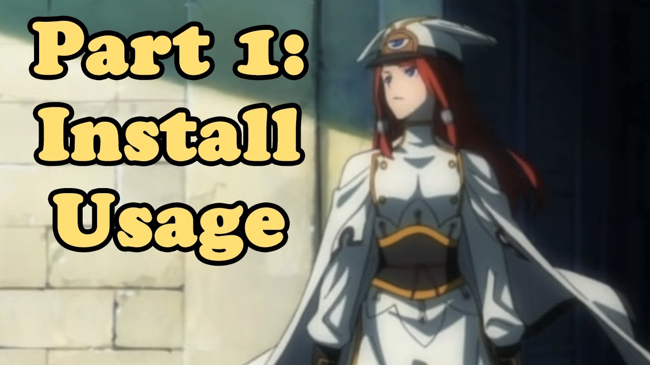 BBCF: Gura's Tsubaki Guide, part 1: Install Usage