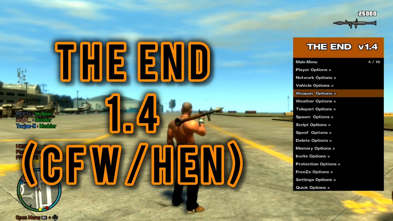 GTA IV | The End v1.4 | Mod Menu | (CFW/HEN) [+Download]