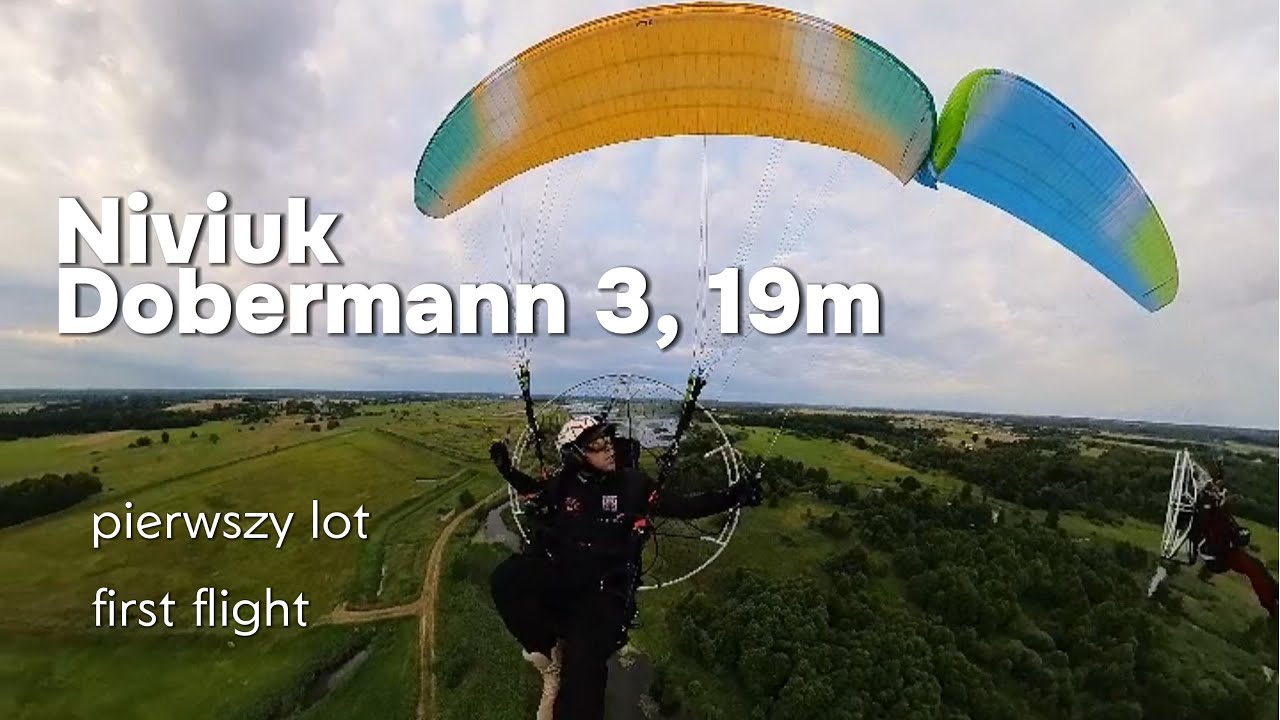 Niviuk Dobermann 3 Pierwszy lot zapoznawczy (first familiarization flight)
