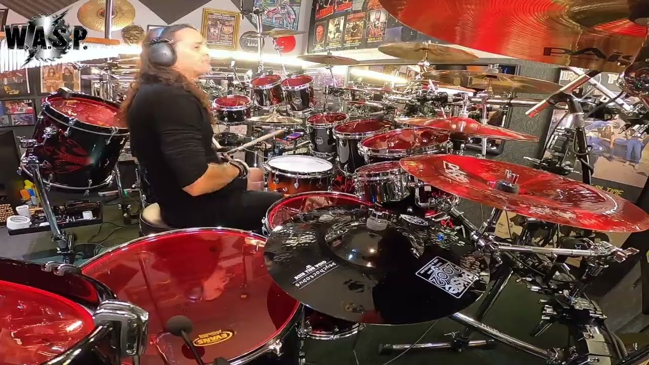 Aquiles Priester Playing W.A.S.P. Hellion I Don’t Need No Doctor Medley #wasp #blackielawless