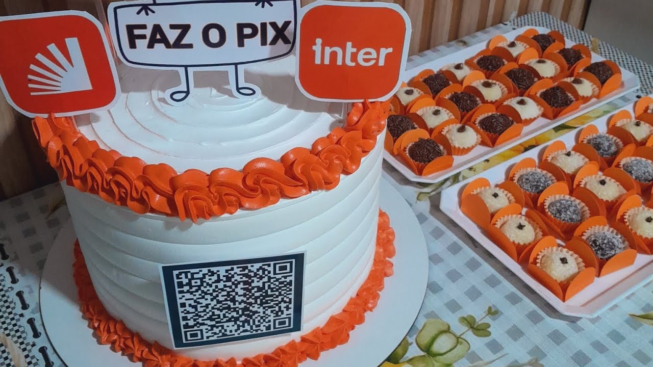 Bolo faz o pix com código QR