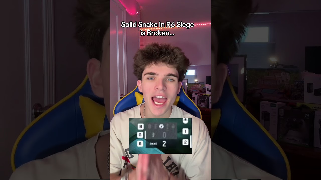 does solid snake need a nerf #fyp #trending #rainbowsixsiege #smallspinale #relatable