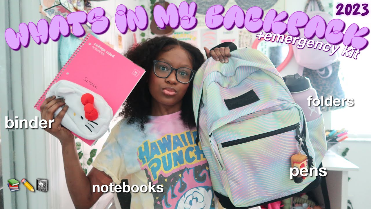 WHATS IN MY BACKPACK 2023! *senior year*