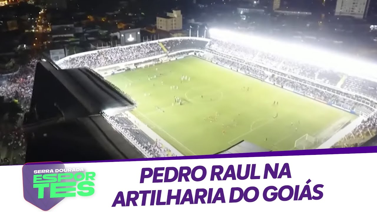 SDE - Goiás - Pedro Raul assume artilharia e Goiás vence Santos na Vila Belmiro