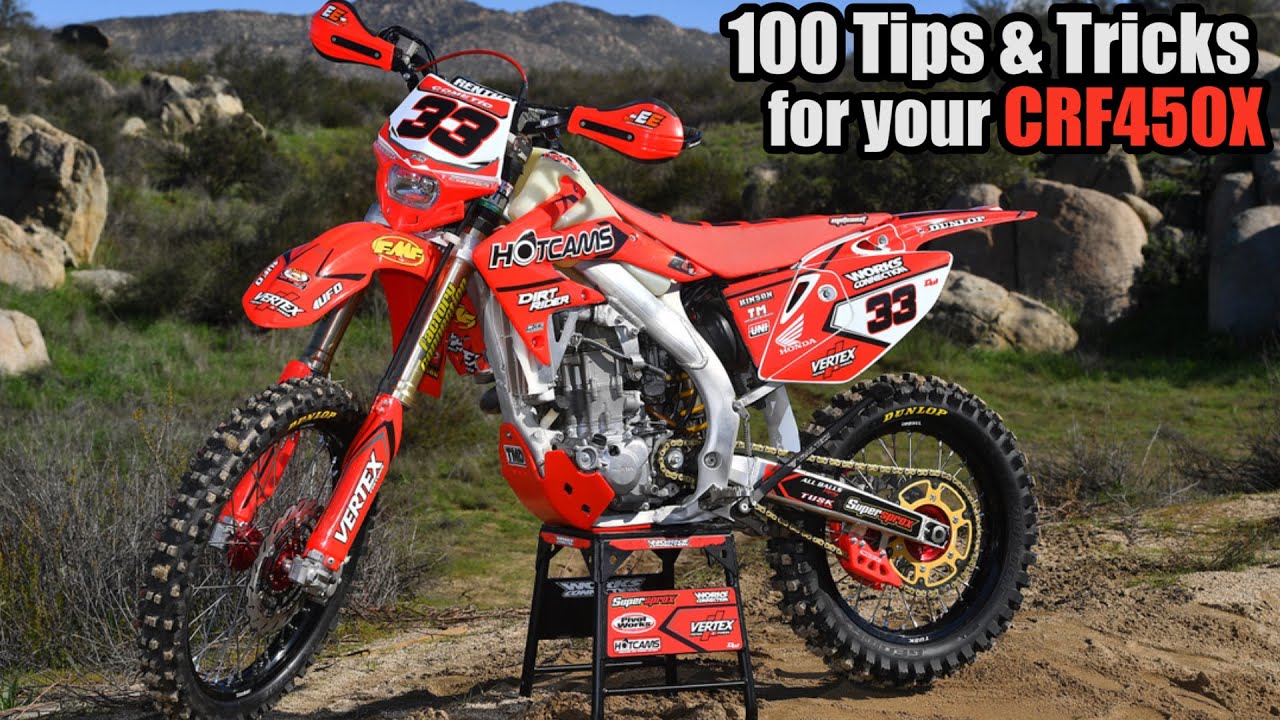 100 Tips & Tricks for your CRF450X