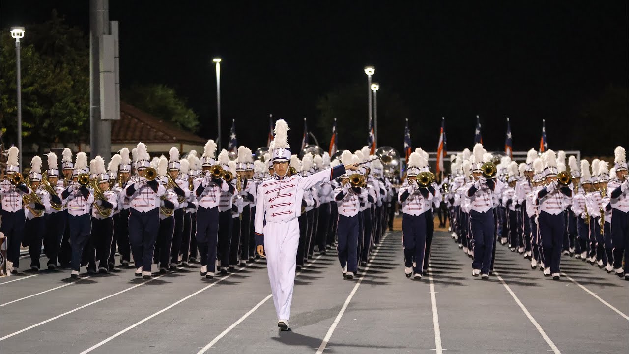 ERHS Mustang Marching Band at Homecoming Football Game 2025