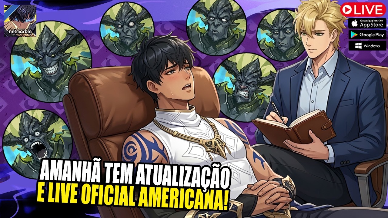 SOLO LEVELING ARISE - BIBLIOTECA E ARQUITETO RESETAM EM 1 DIA - AMANHÃ TEM ATT E LIVE AMERICANA!
