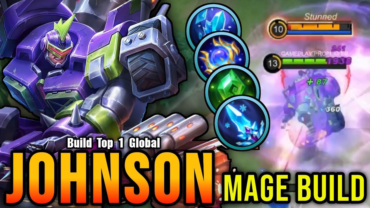 AUTOWIN!! Johnson with Mage Build 100% Deadly - Build Top 1 Global Johnson ~ MLBB