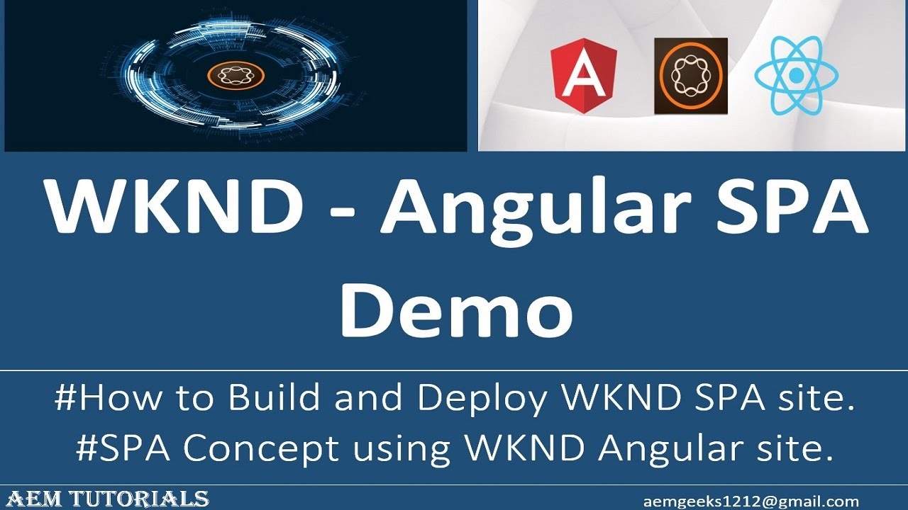 AEM SPA #5 | WKND Angular SPA Demo site