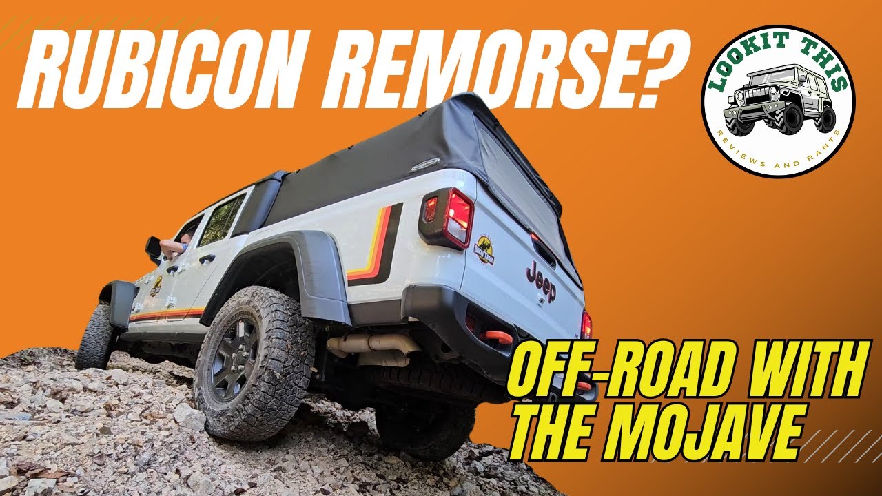 RUBICON REMORSE? Finally off-roading our Jeep Gladiator Mojave!