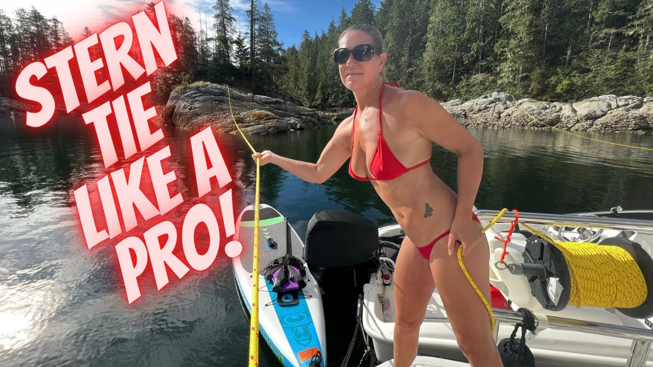 How to Stern Tie in Desolation Sound BC Laura Cove and Squirrel Cove