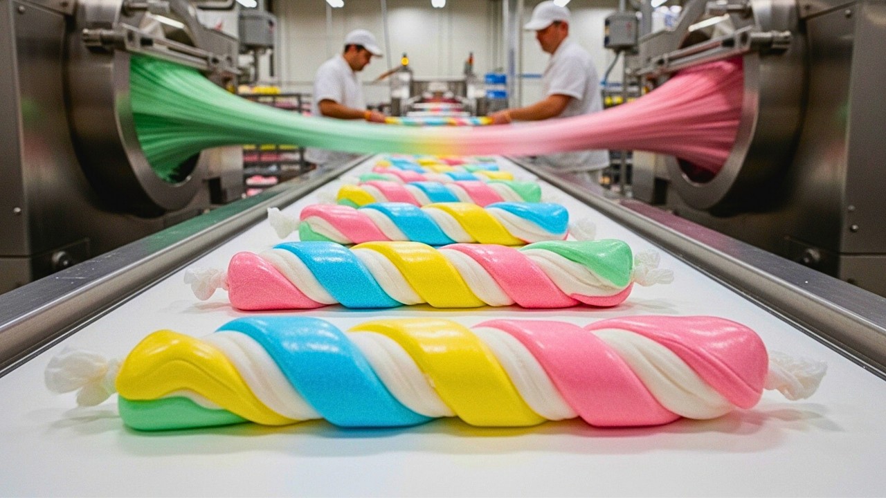 Inside the Giant Sugar Factory: Saltwater Taffy (Full Process)