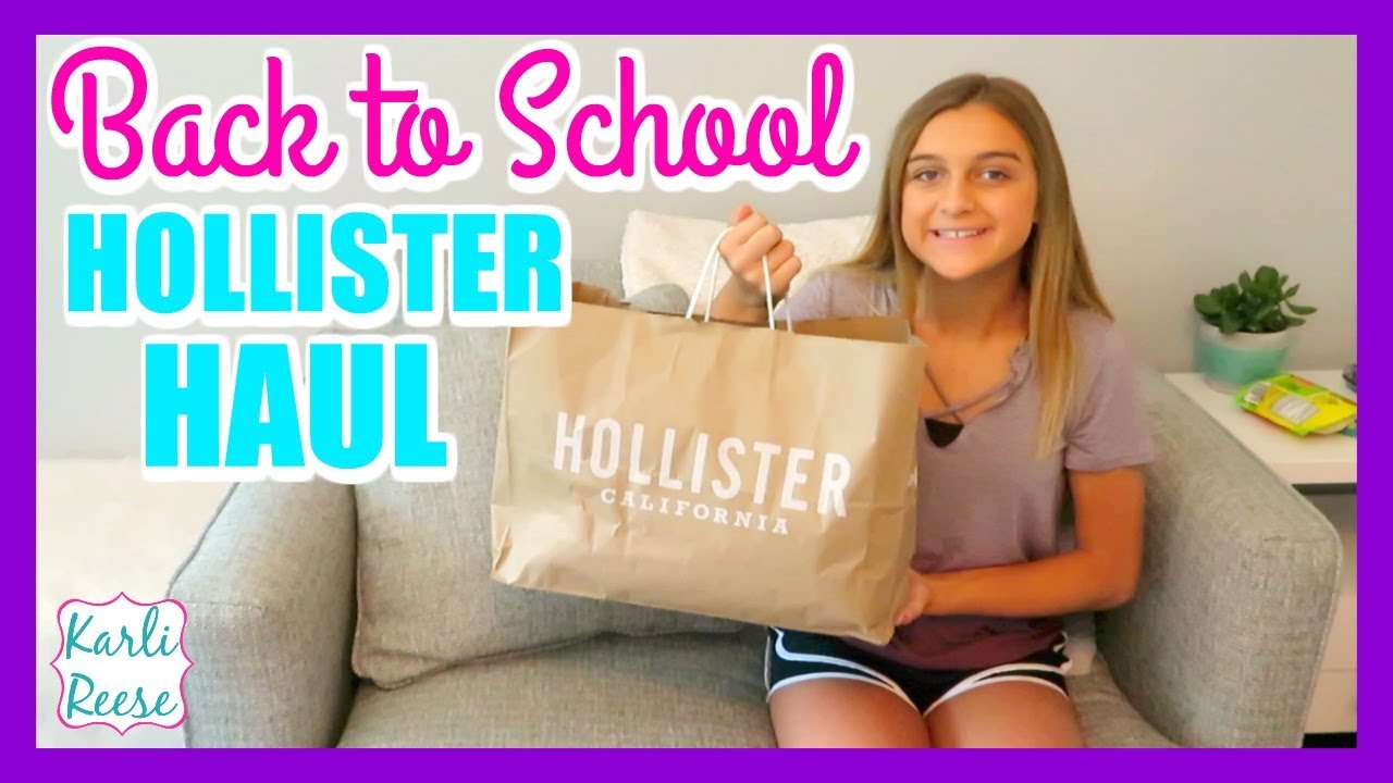 BACK TO SCHOOL CLOTHES HOLLISTER HAUL
