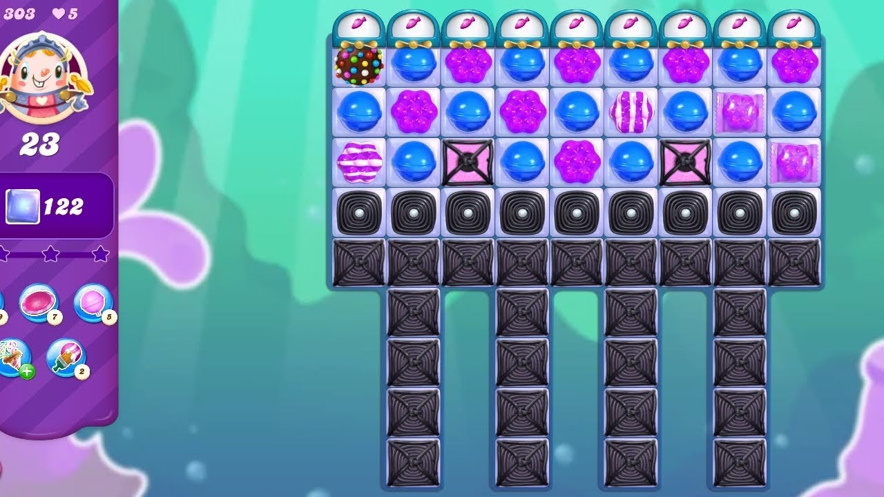 Level 303 Candy Crush Saga | Let's Play Candy Crush Saga | Level 303 | How to Complete Level 303