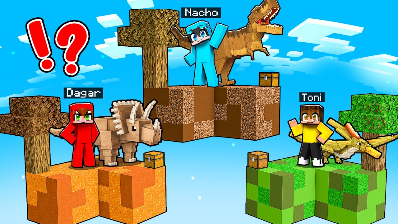 Остров Динозавров НУБ против Острова Динозавров ПРО в Minecraft...