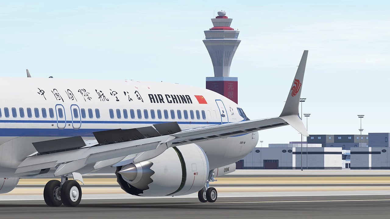 ACTIVE ATC TRAFFIC! Departure & Approach | Ulaanbaatar - Beijing | Air China B737MAX