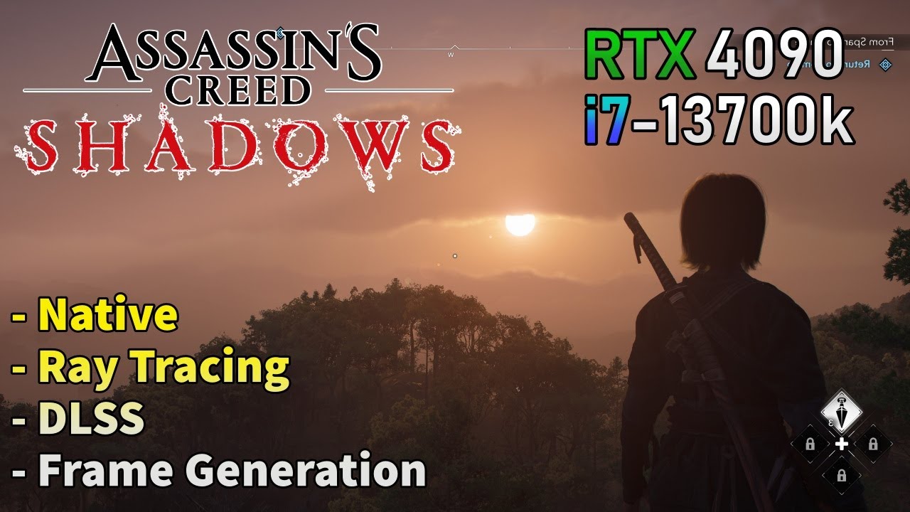 Assassins Creed Shadows RTX 4090 - 1440p / 4k