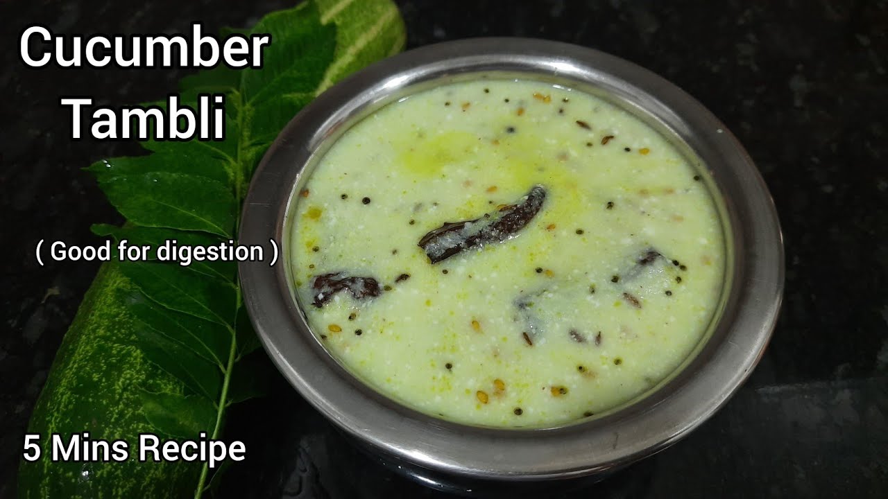 Cucumber Tambli Recipe | Kakdy / Kheere ki Tambli | Healthy Recipe | Suja's Kitchen