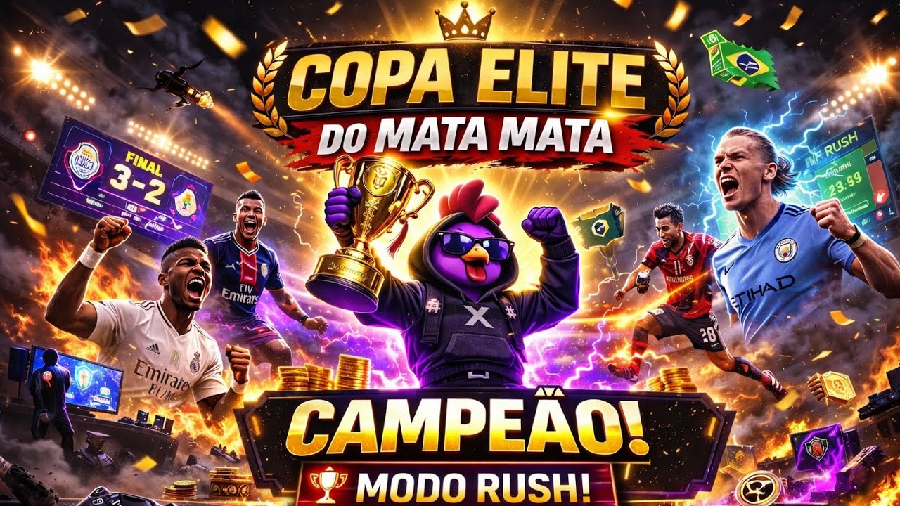 O RUSH MAIS INSANO DO EA FC 26… FUI CAMPEÃO DA COPA ELITE! 🏆🔥