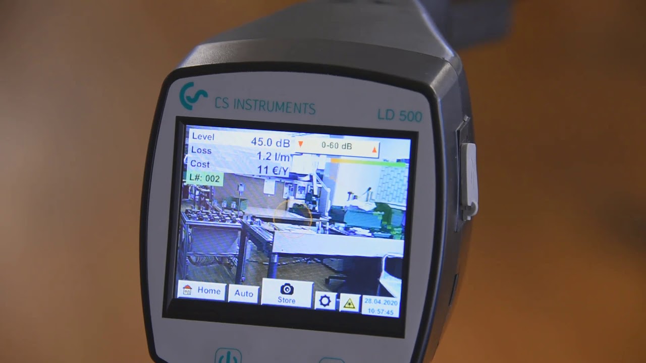 Part 2: Locating leaks with the LD 500 (ultrasonic leak detector)