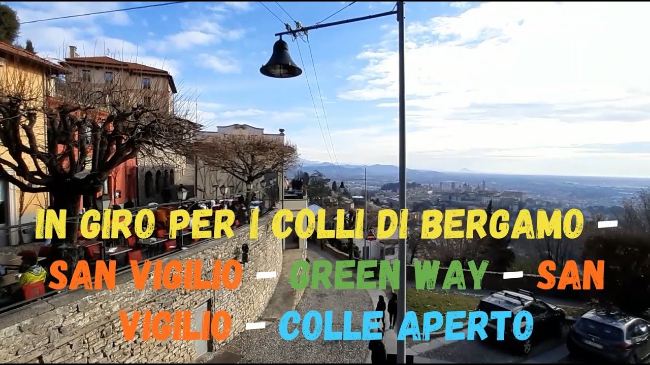 In giro per i colli di Bergamo - San Vigilio (496m) Greenway BG e Colle Aperto (369m) #bergamo
