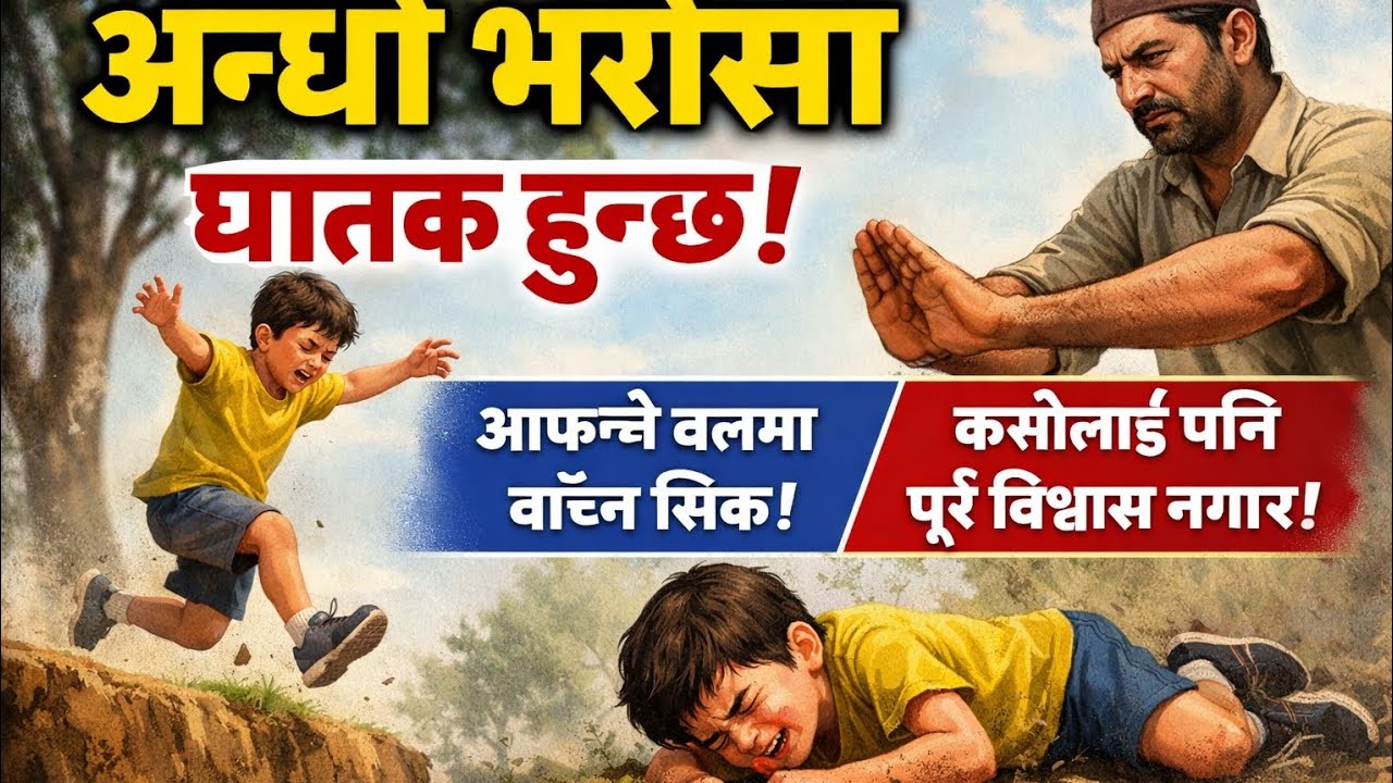 अन्धो भरोसा घातक हुन्छ | बाबुले सिकाएको जीवनको सबैभन्दा ठूलो पाठ | Nepali Moral Story | #motivation 