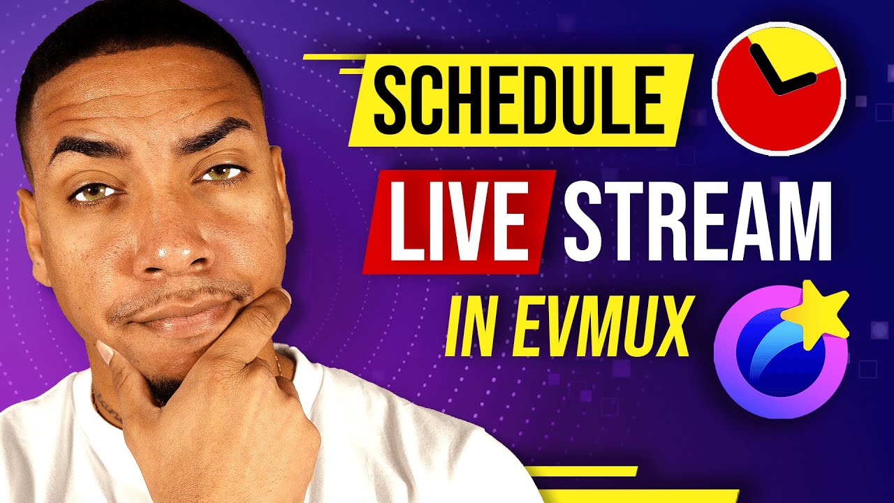Как запланировать прямую трансляцию в Evmux