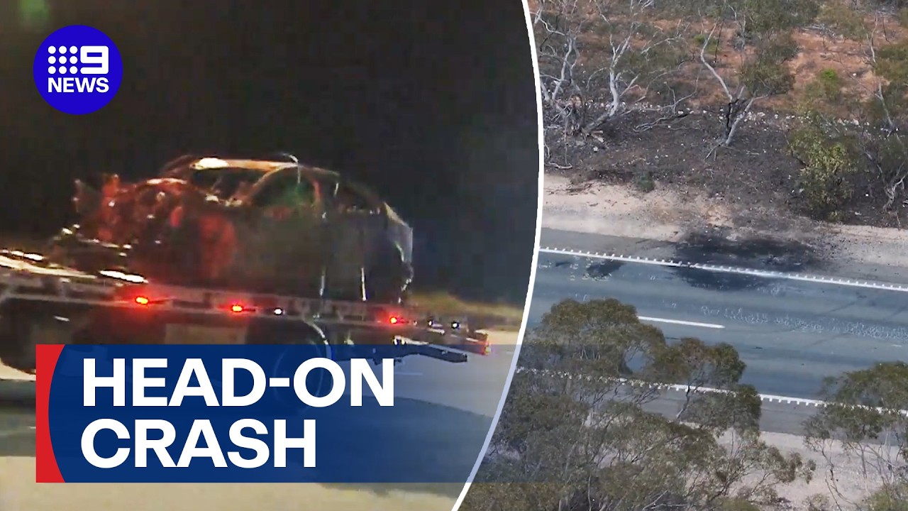 Teen dragged from wreckage after fatal car crash | 9 News Australia