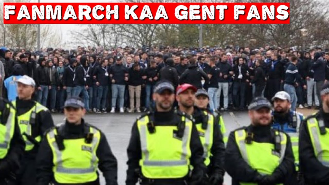 3000 KAA Gent fans in West Ham | West Ham United vs Gent |