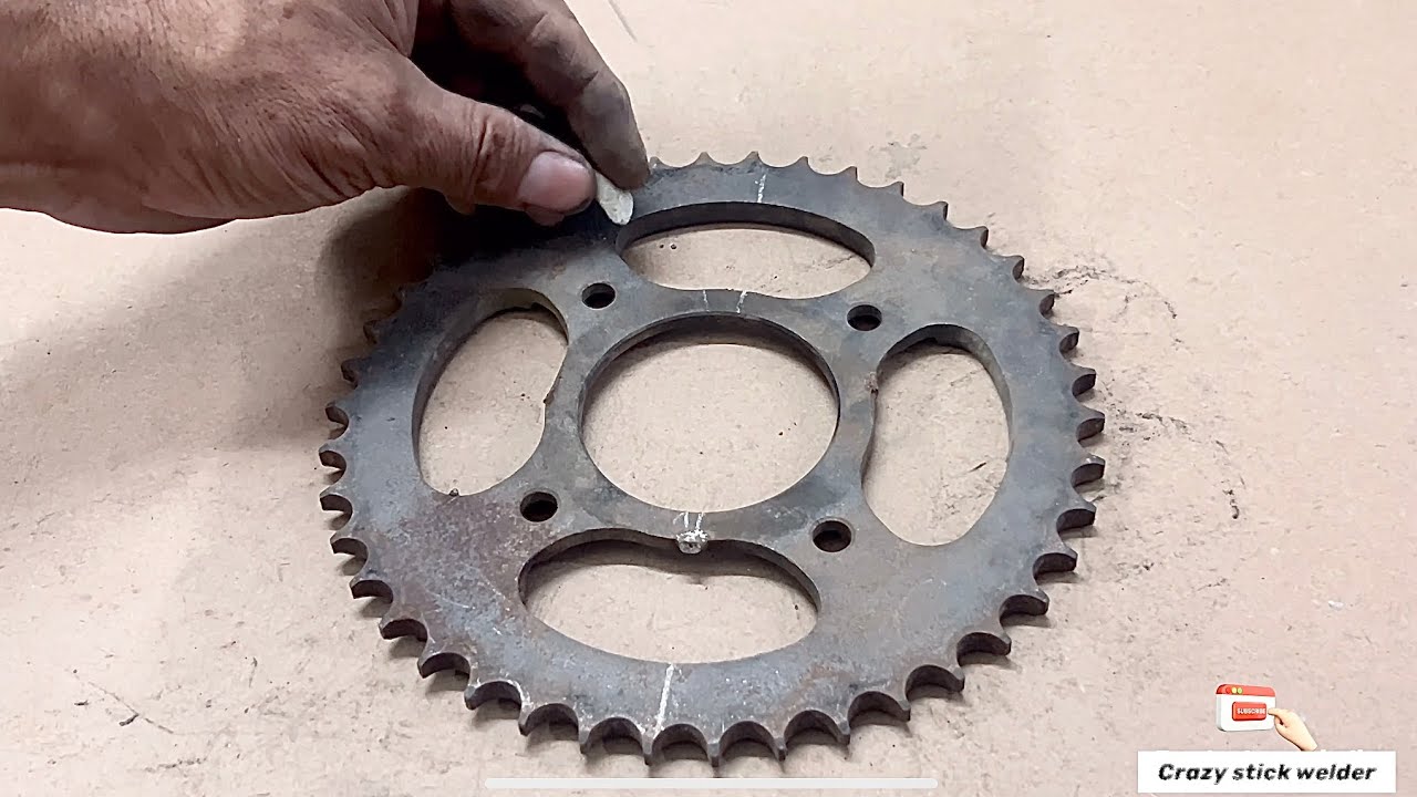 How to make clamp using bike chain sprocket,the workshop tool, #tooltips