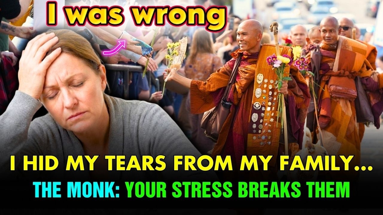I Hid My Tears From My Family... But The Monk Said: Your Stress Is Breaking Them