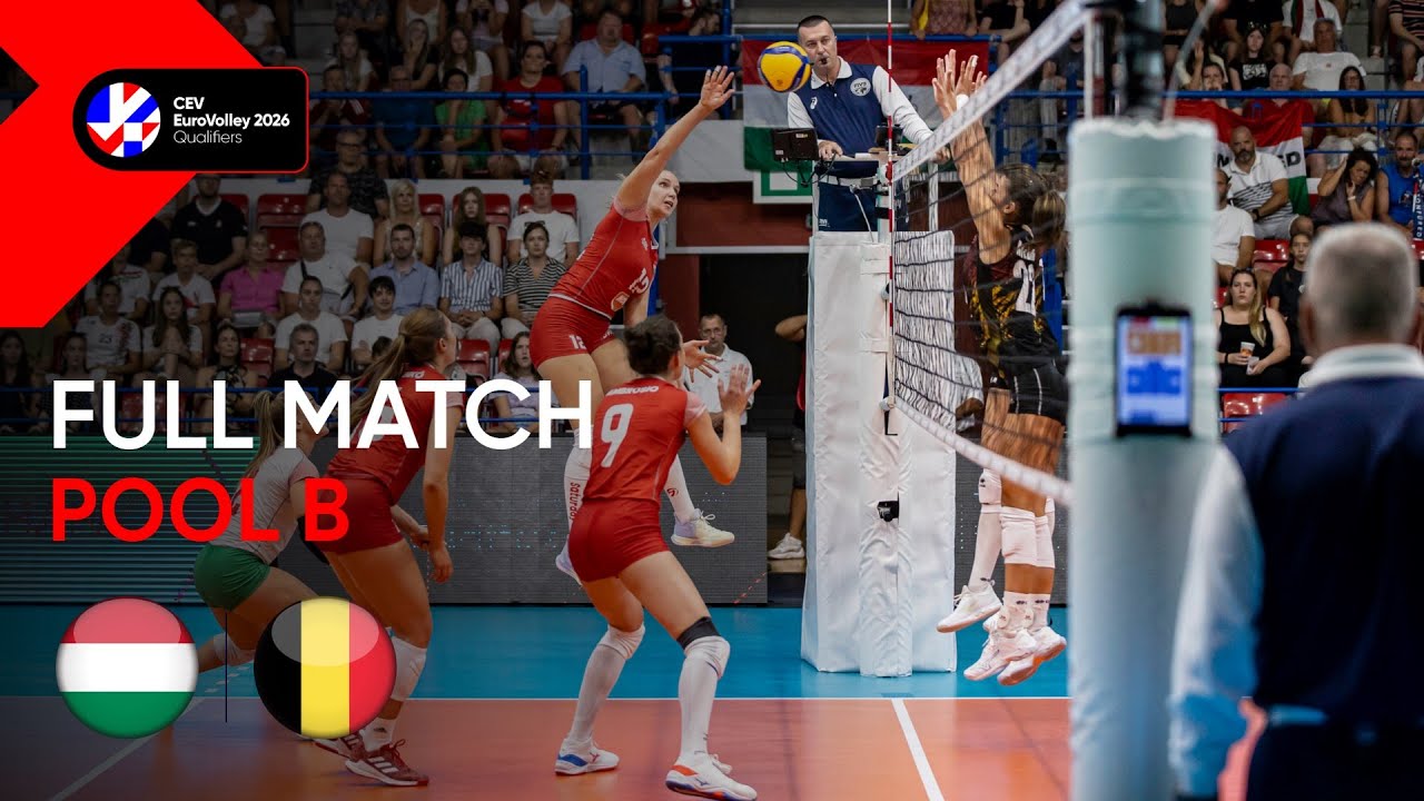 Full Match | Hungary vs. Belgium | CEV EuroVolley 2026 | Qualification Phase W | Pool B