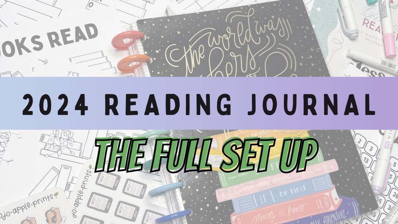 2024 Reading Journal || the full set up & ready for use!