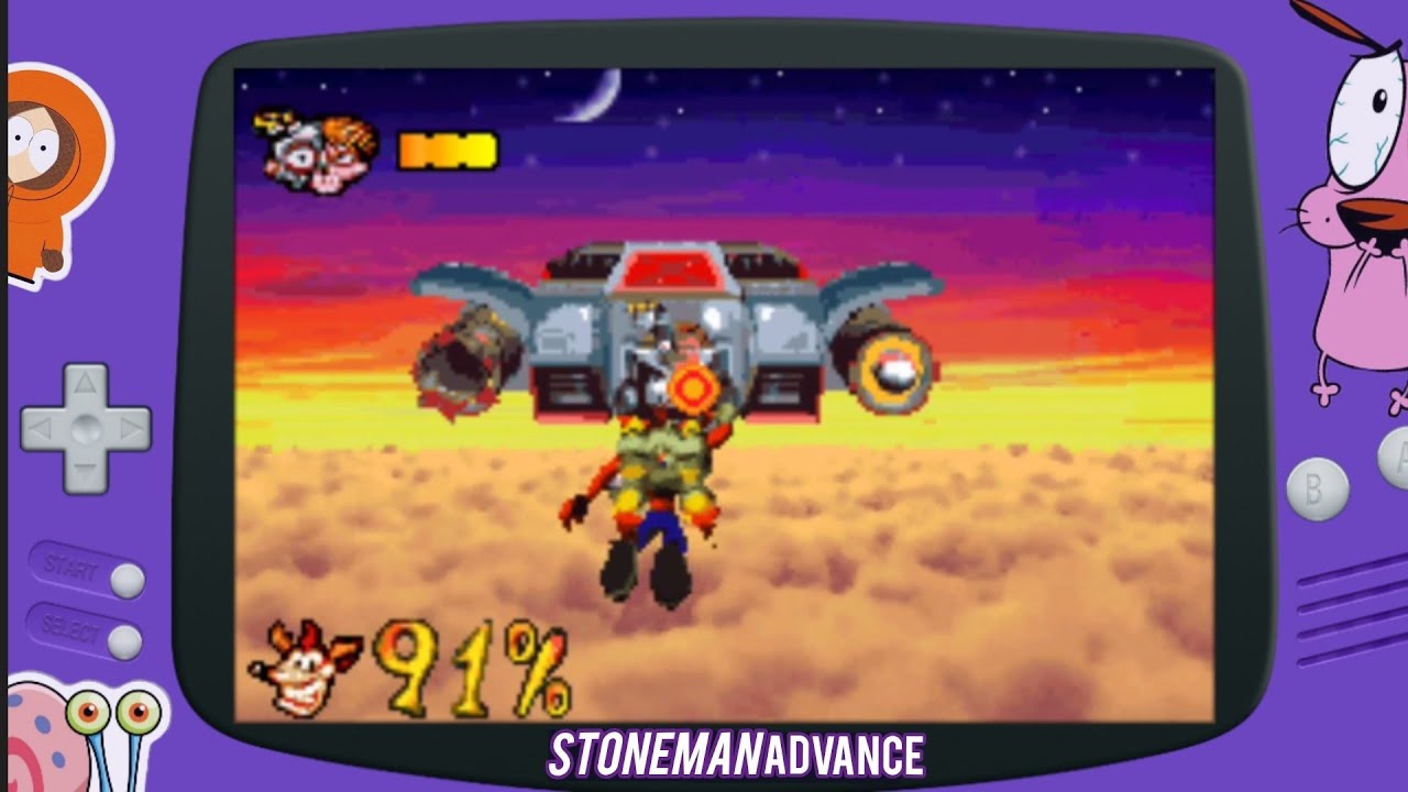 Crash Bandicoot: The Huge Adventure GBA | Map 2 Levels 6-10