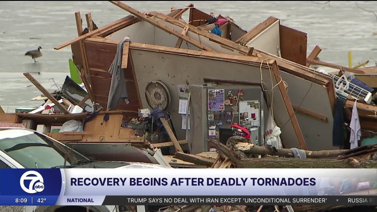 Recovery begins after deadly tornadoes in Union City