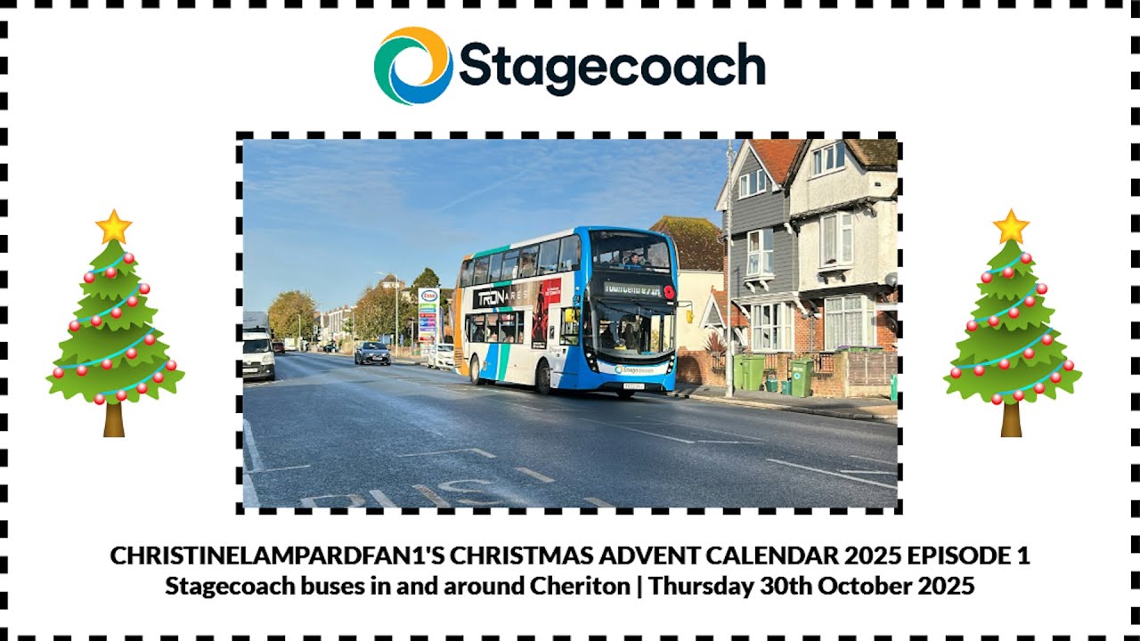 CLF1CAC2025 Ep 1: Stagecoach buses in and around Cheriton | Thursday 30th October 2025