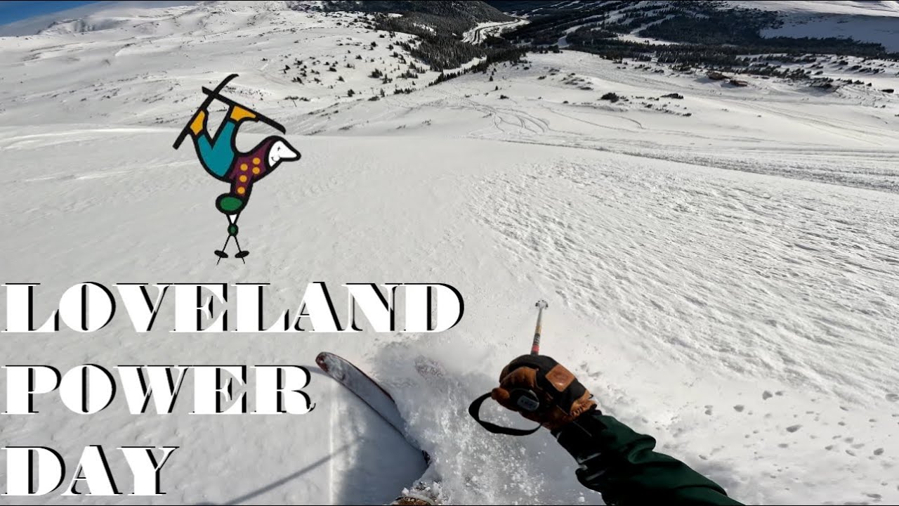 BLUEBIRD Powder Day at Loveland Ski Area | HERO SNOW | Late March Spring Skiing | Colorado 2025