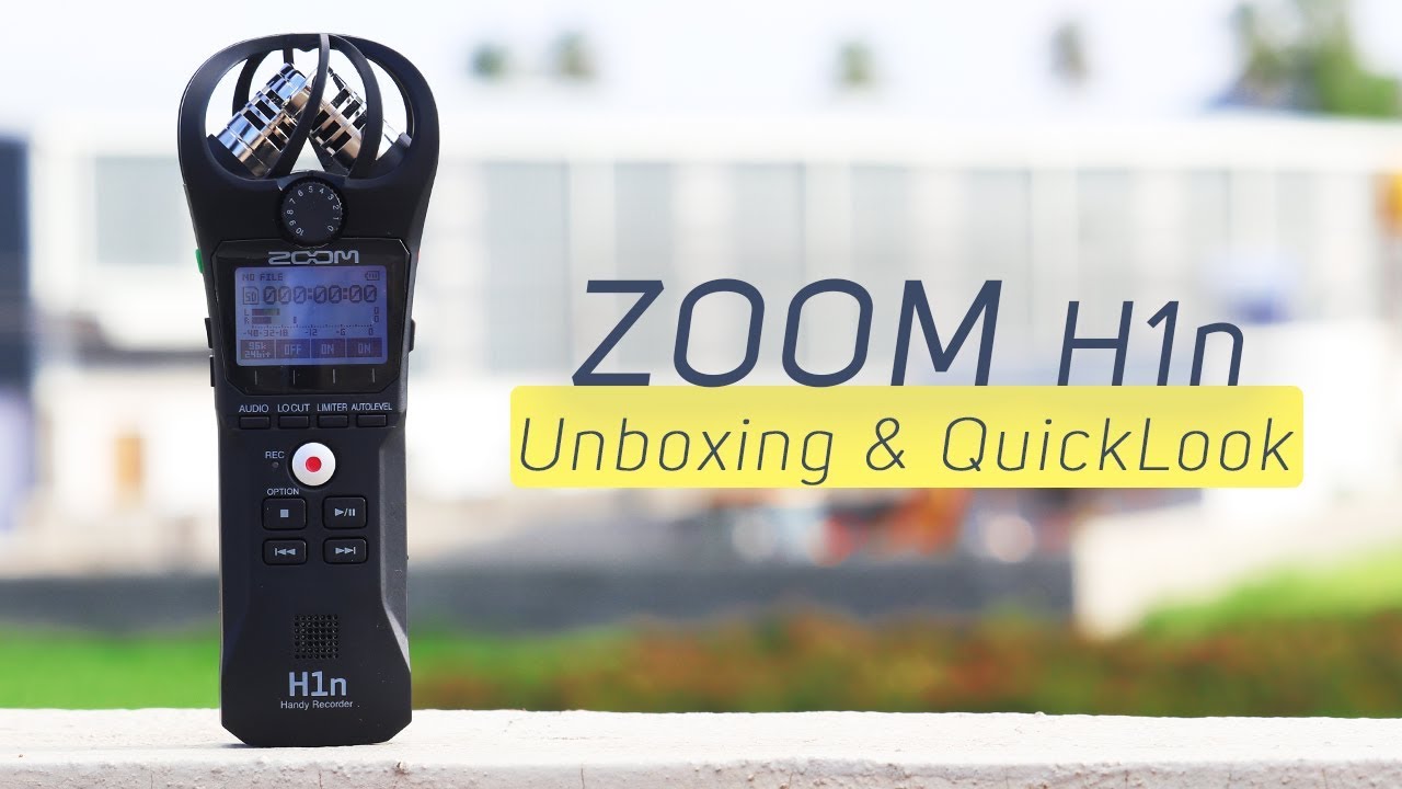 Zoom H1n Unboxing And Quicklook