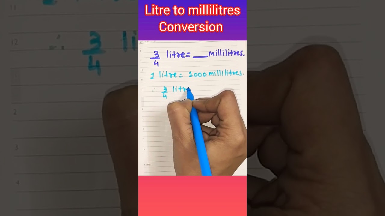 #litretomillilitre#covert#conversion #maths #mathematics#education #youtubeshorts#shorts#shortsfeed