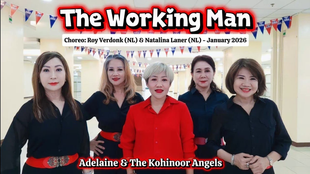 The Working Man - Line Dance - Choreo:Roy Verdonk (NL) & Natalina Laner (NL) - January 2026